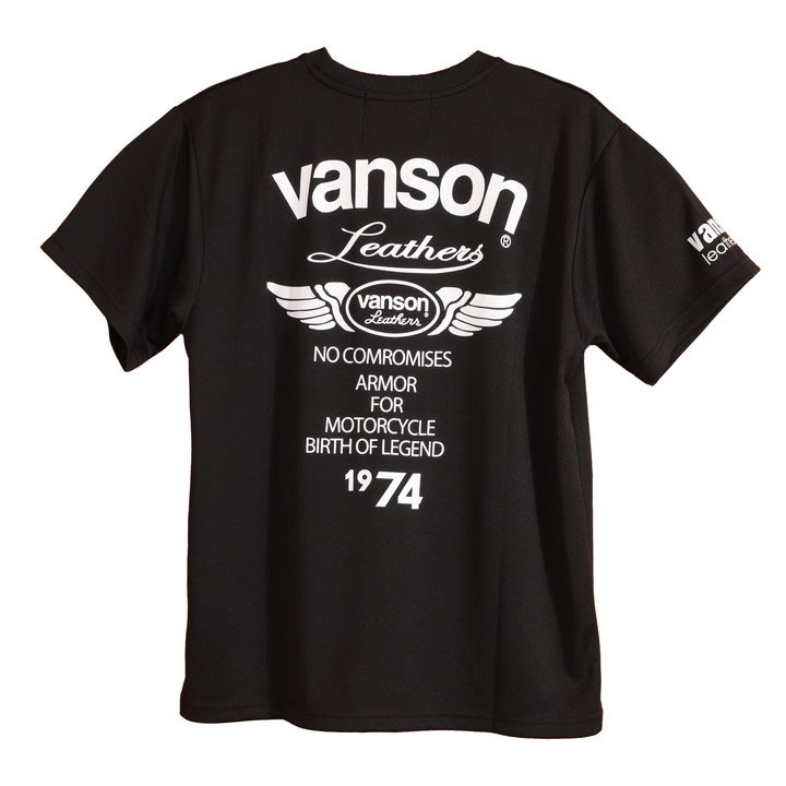 当店別注!VANSON バンソン ドライメッシュ 半袖 Tシャツ VS21804S【メール便送料25...