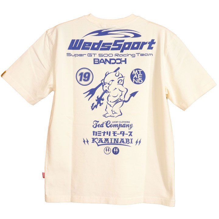WedsSport×TEDMAN×カミナリ コラボ 半袖 Tシャツ WSBT-01 エフ商会 テッドマン｜anch-crash｜02
