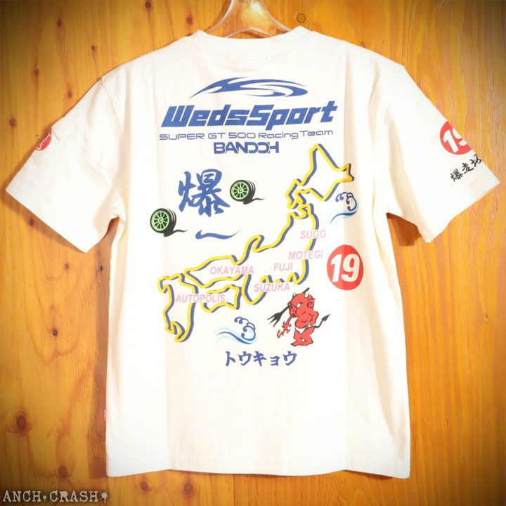 TEDMAN（テッドマン） WedsSport BANDOH×TEDMAN コラボ 半袖 Tシャツ