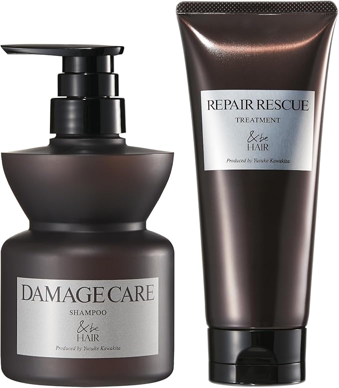 &be ダメージケアシャンプー 370ml 8個セット &be（アンドビー） 公式 ダメージケアシャンプー／リペアレスキュー
