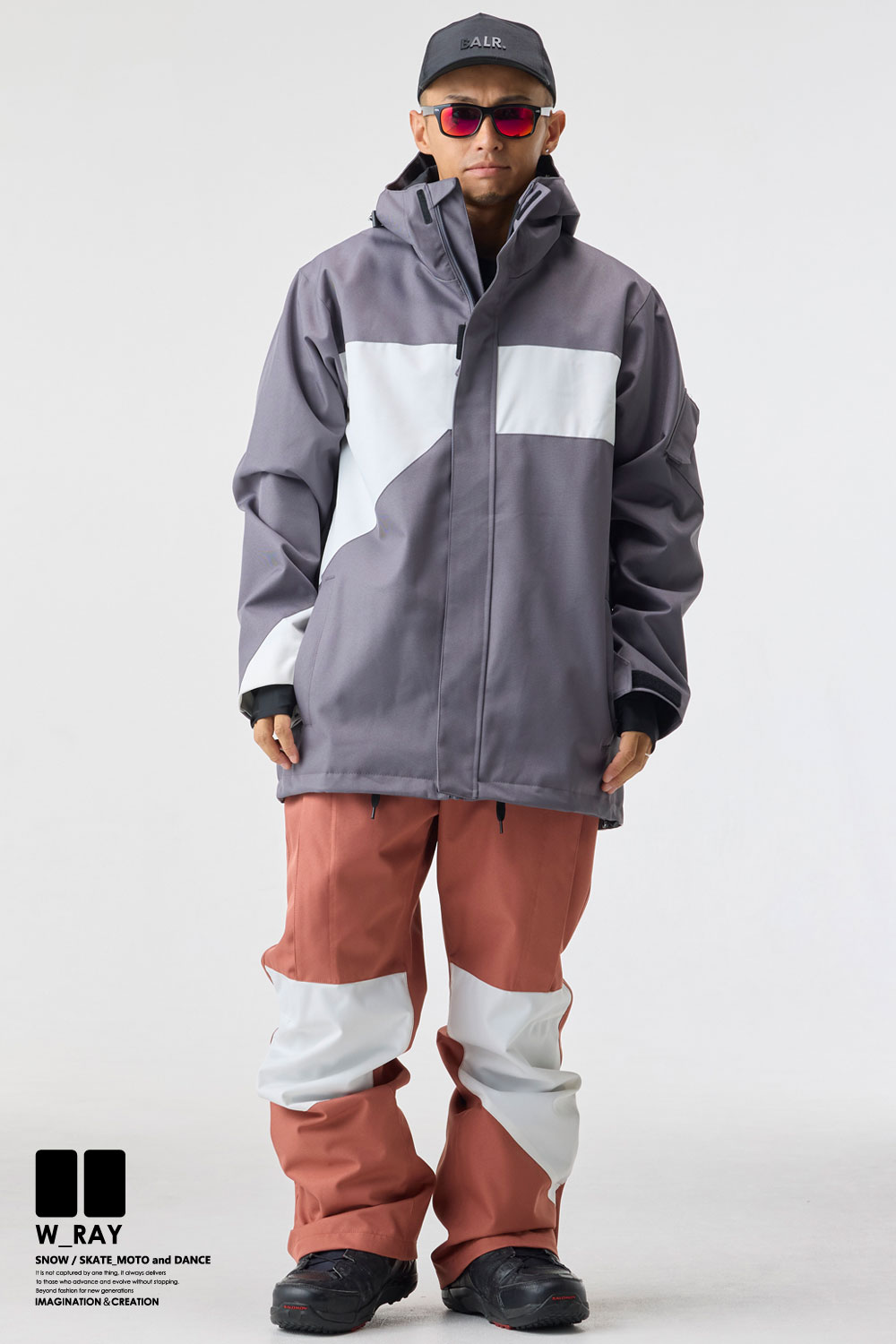 リアリズム スノーボード ウェア メンズ レディース 上下 セット