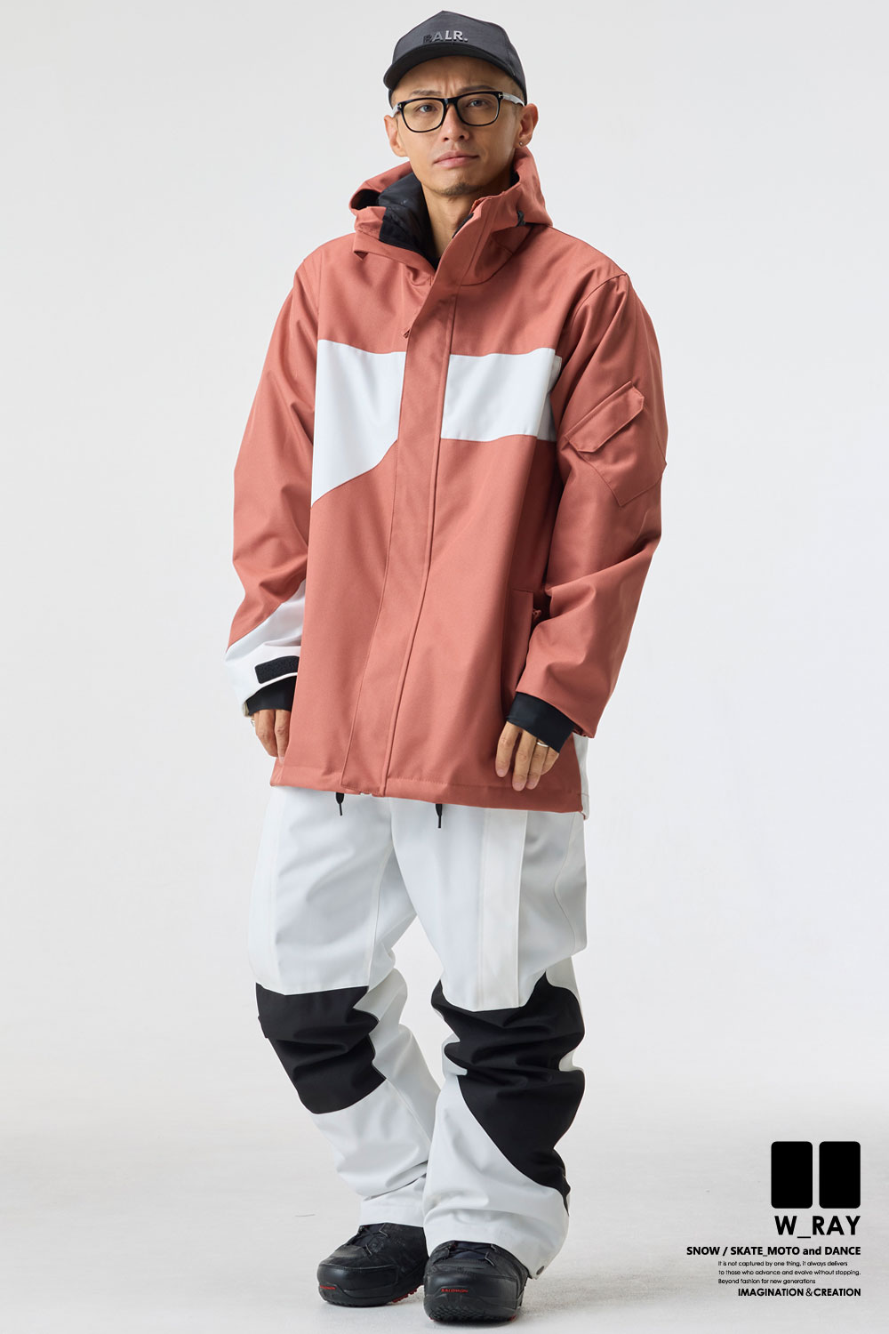 リアリズム スノーボード ウェア メンズ レディース 上下 セット