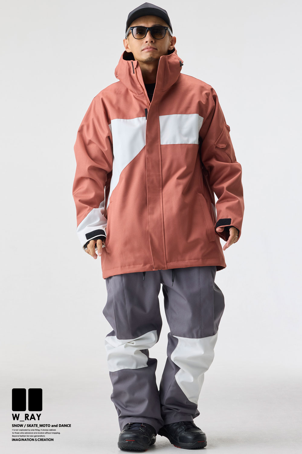 リアリズム スノーボード ウェア メンズ レディース 上下 セット