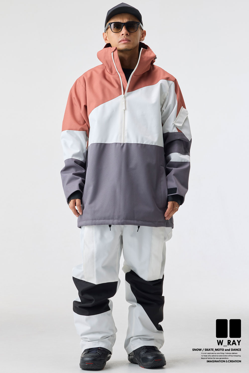 リアリズム スノーボード ウェア メンズ レディース 上下 セット