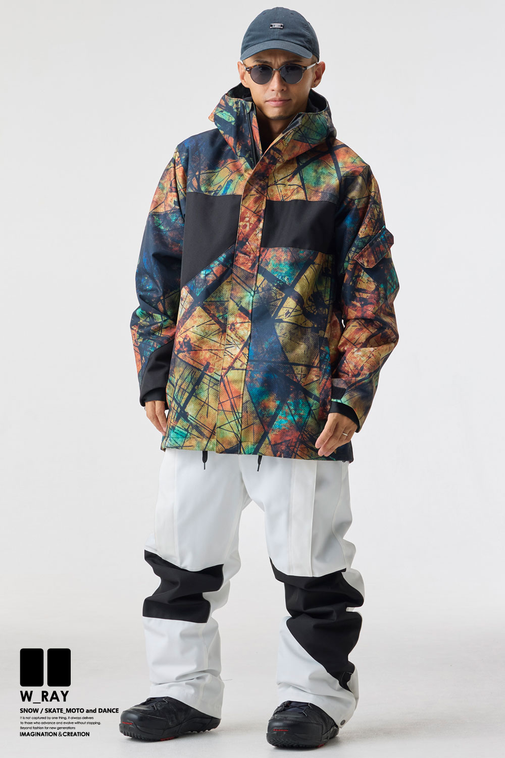 リアリズム スノーボード ウェア メンズ レディース 上下 セット