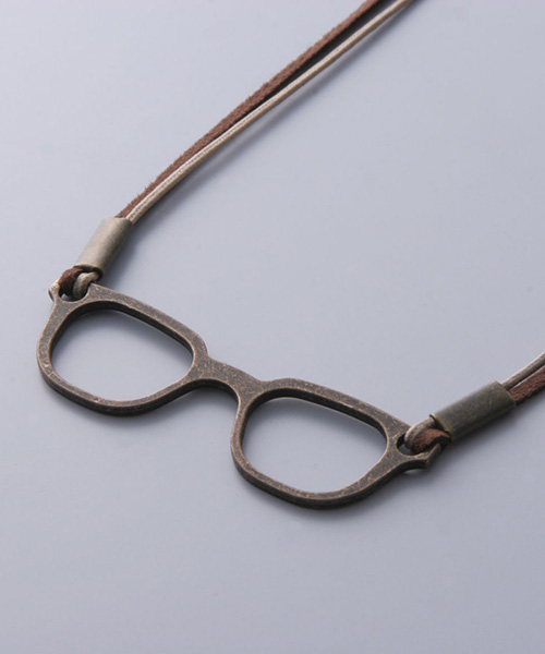 爆買 レディース ネックレス メガネモチーフ アンティーク アクセサリー | Hawk Company | 01