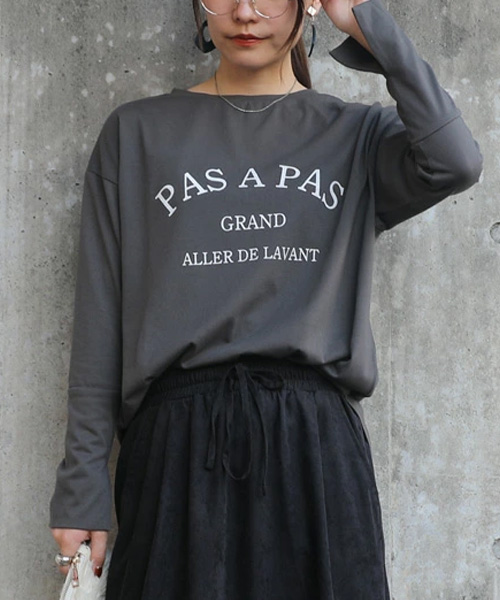 and it_（アンドイット） カットソー レディース 長袖 tシャツ ロンt