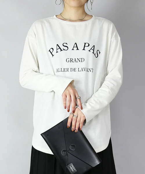 and it_（アンドイット） カットソー レディース 長袖 tシャツ ロンt