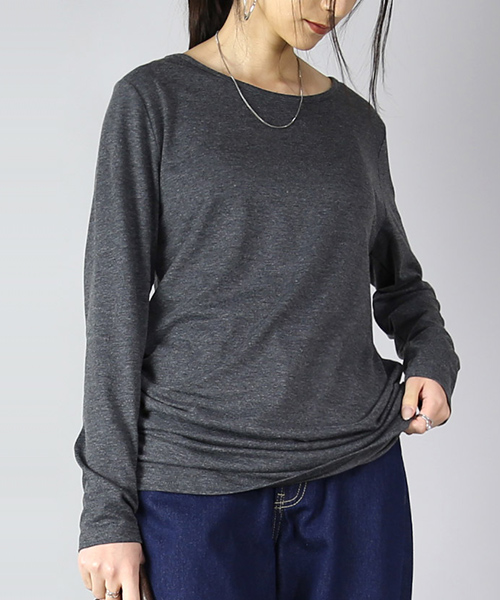 and it_（アンドイット） カットソー レディース 長袖 tシャツ ロンt