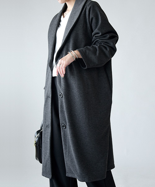 and it_ コーディガン カーディガン ロング コート アウター 裏