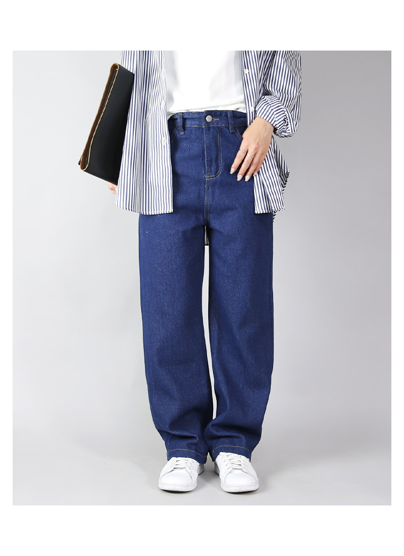 and it_ デニムパンツ レディース ジーパン ジーンズ ワイド