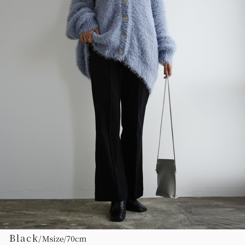 MOGA フレアパンツ 黒　大きいサイズ17 レディース MOGA フレアパンツ 黒 大きいサイズ17 レディース - メルカリ