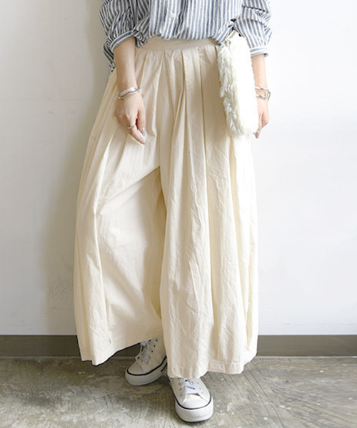 キュロットパンツ 冬 Dgy ワイド サーカスパンツ ロング 50代 40代 30代 代 黒 白 ボトムス ナチュラル 大きいサイズ ゆったり おしゃれ