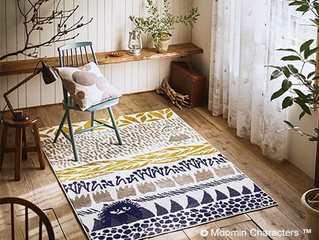 スミノエ 遮光カーテン 北欧 MOOMIN ムーミン カーテン SOFT MELODY