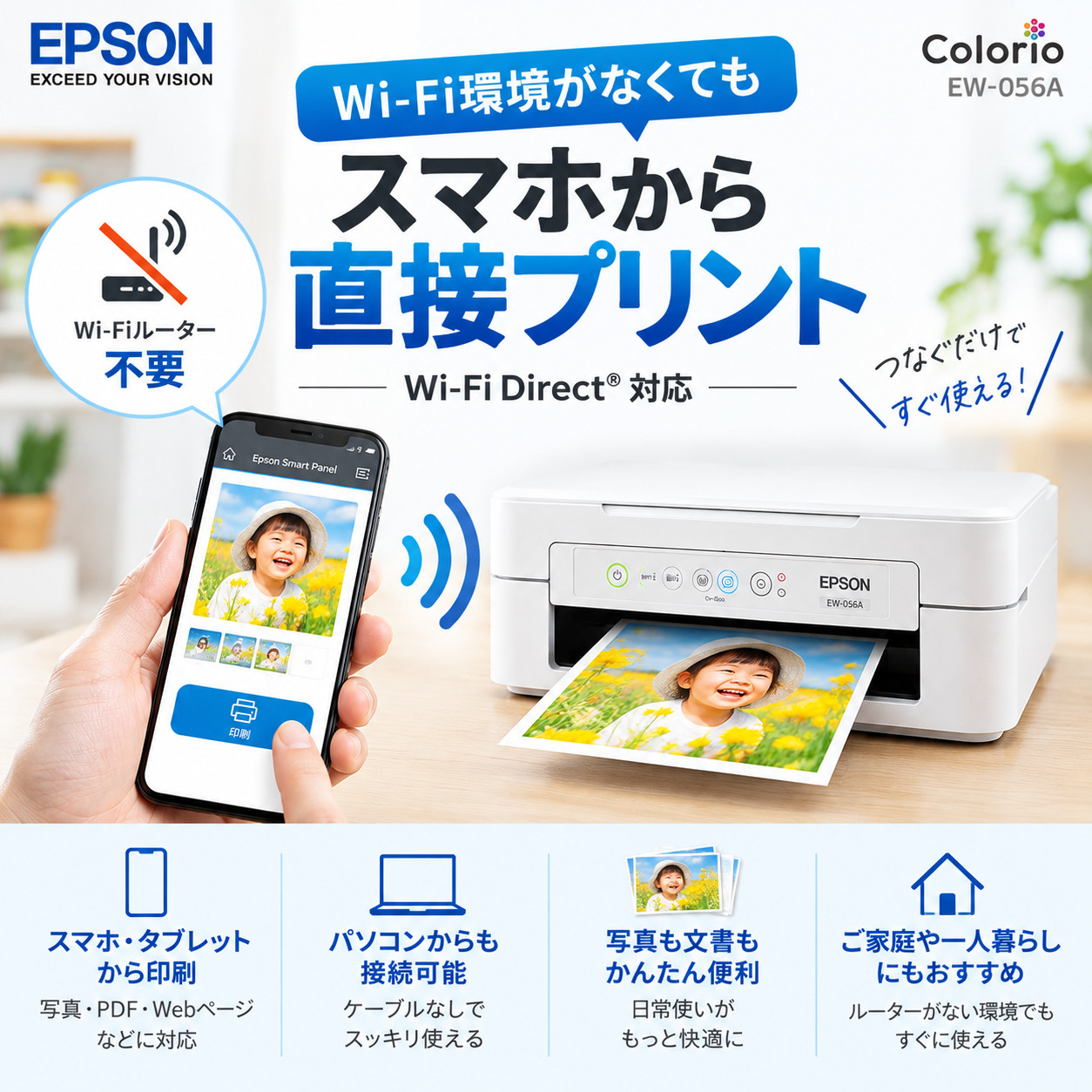 カラリオ EPSON（エプソン） プリンター 純正インクセット EW-056A