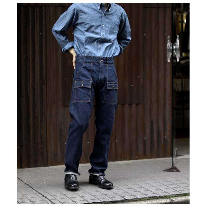 orSlow（オアスロウ） デニム ブッシュ パンツ DENIM BUSH PANTS (01