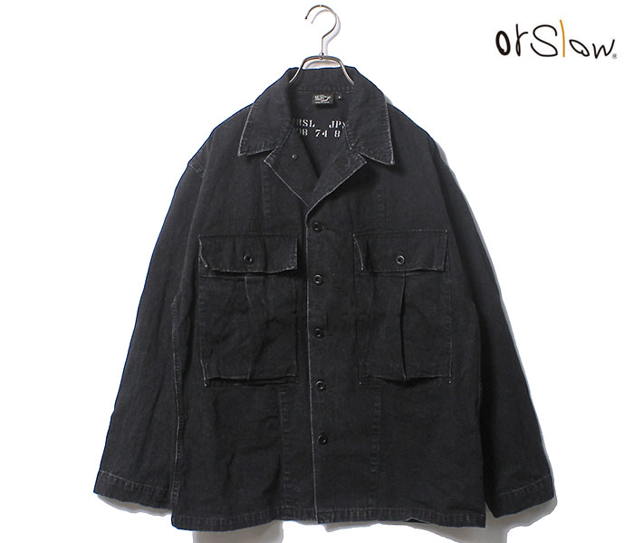 【美品】orSlow オアスロウ ロングコート アウター 黒 楽天市場】【40%OFFセールSALE】【orslow】ARMY NO COLLAR COAT