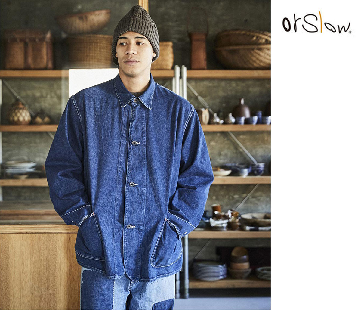 orSlow（オアスロウ） 26AWシーズナル ユーズド ウォッシュ シンプリ
