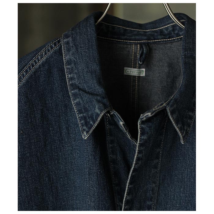 23AW A.PRESSE アプレッセ デニムカバーオール ジャケット A.PRESSE アプレッセ 23AW Denim Coverall Jacketスタイル