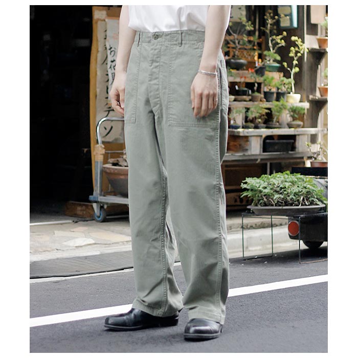orslowオアスロウ ファティーグパンツM orSlow オアスロウ サマー ファティーグ パンツ グリーン SUMMER