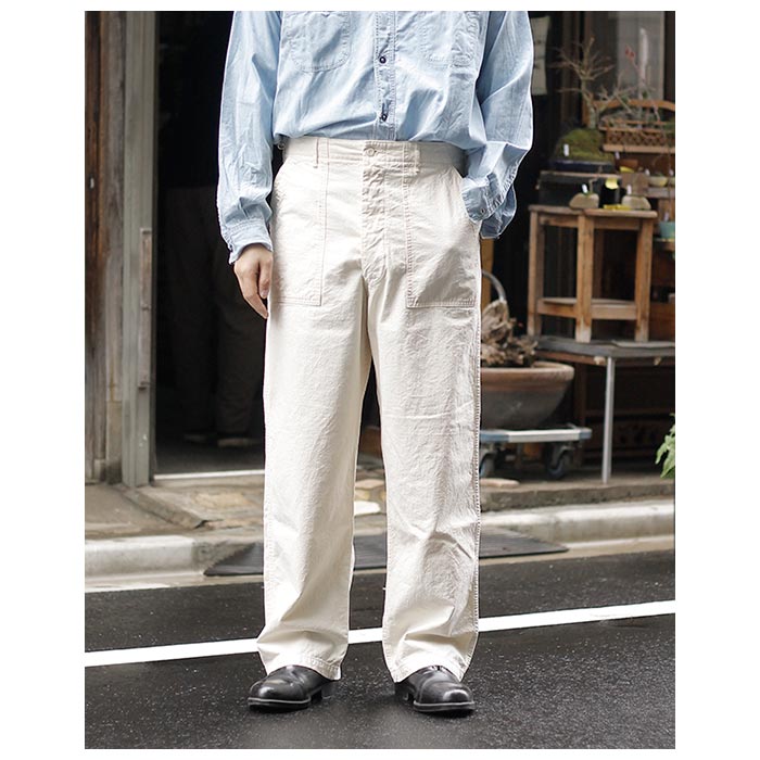 orSlow オアスロウ サマー ファティーグ パンツ エクリュ (01