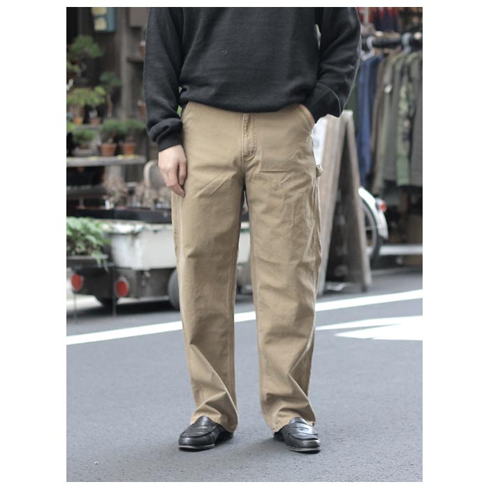 orSlow オアスロウ ルーズフィット ペインター パンツ ブラウン (01 