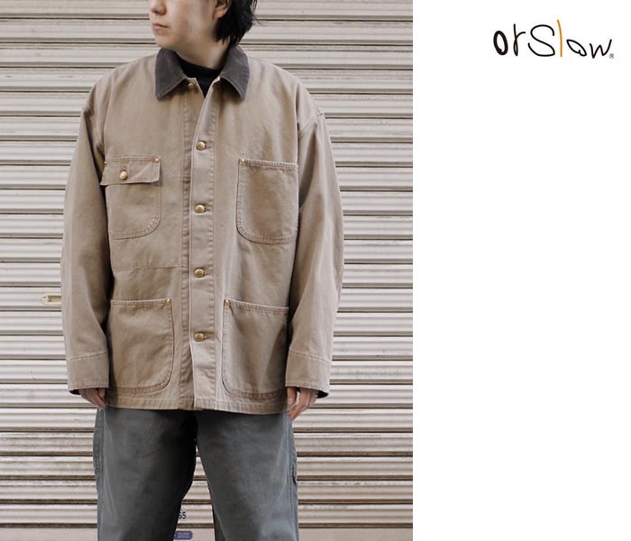 ◆orSlow  ペイントカバーオール orSlow オアスロウ 24AWシーズナル リラックスフィット