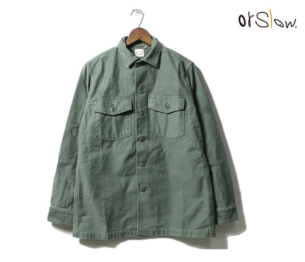 orSlow オアスロウ 日本製 ''グリーンユーズド''U.S.ARMY