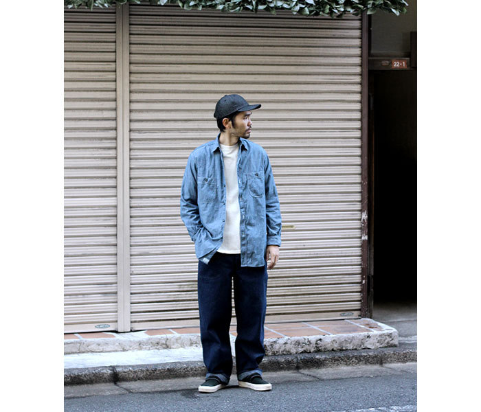orSlow（オアスロウ） ヴィンテージフィット シャンブレー ワーク