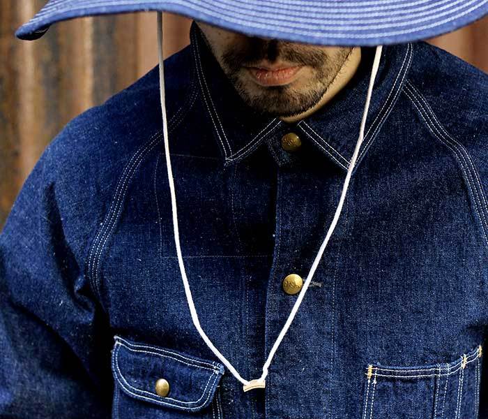 orSlow オアスロウ USN ワイドブリム デニムハット US NAVY WIDE BRIM DENIM HAT UNISEX  (03--001W-81WIDE)