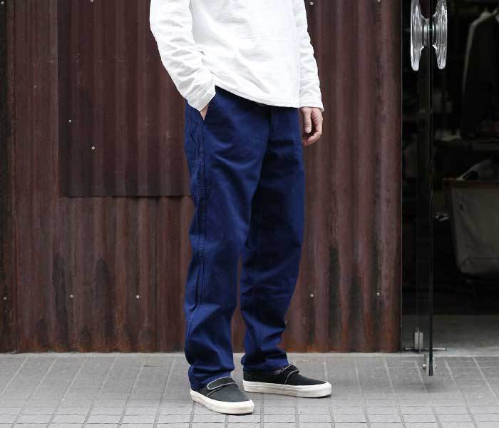 orSlow オアスロウ フレンチワークパンツ ブルー BLUE 03-5000