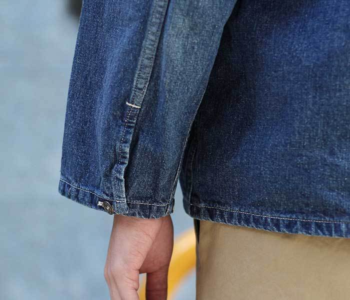 orSlow オアスロウ PW プルオーバー ジャケット デニムユーズド 03