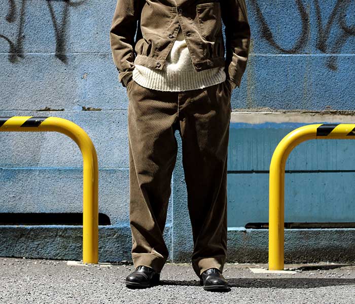 SCYE サイ コーデュロイ ハイバック トラウザーズ 2022FW COTTON CORDUROY HIGE BACK TROUSER  (1122-83010)