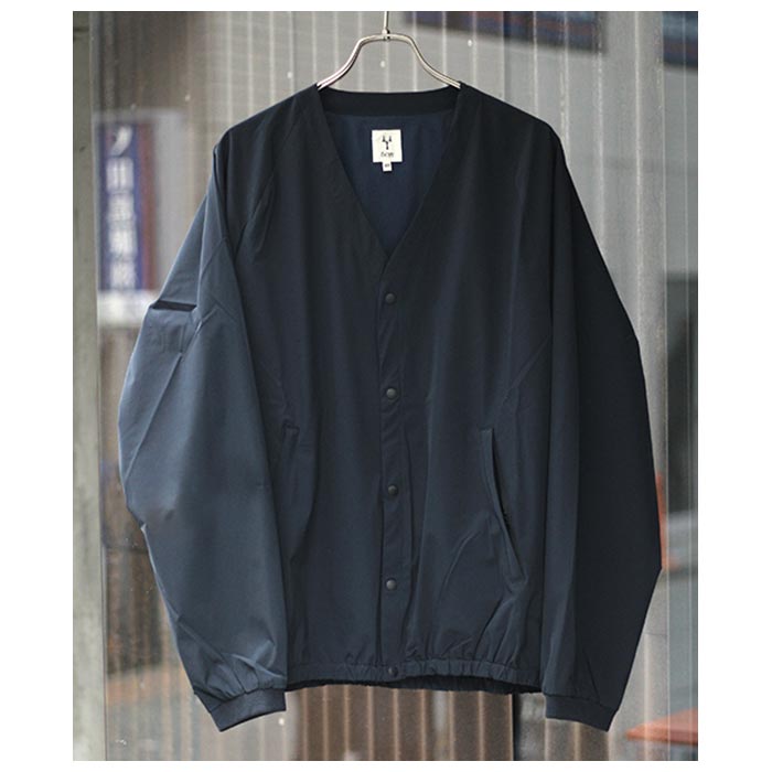 SCYE サイ Ultra 2Way Nylon Stretch Snap Cardigan ウルトラ2WAY ナイロンストレッチ スナップカーディガン ネイビー 1123-61030 Scye（サイ） ウルトラ 2WAY ナイロン ストレッチ スナップ