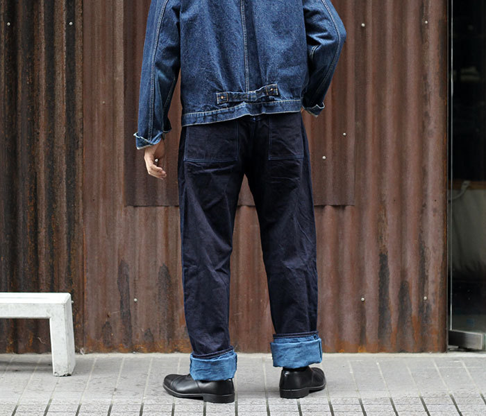 テンダー TENDER Co. ウォード染め ワイド デニム ジーンズ WOAD DEINM