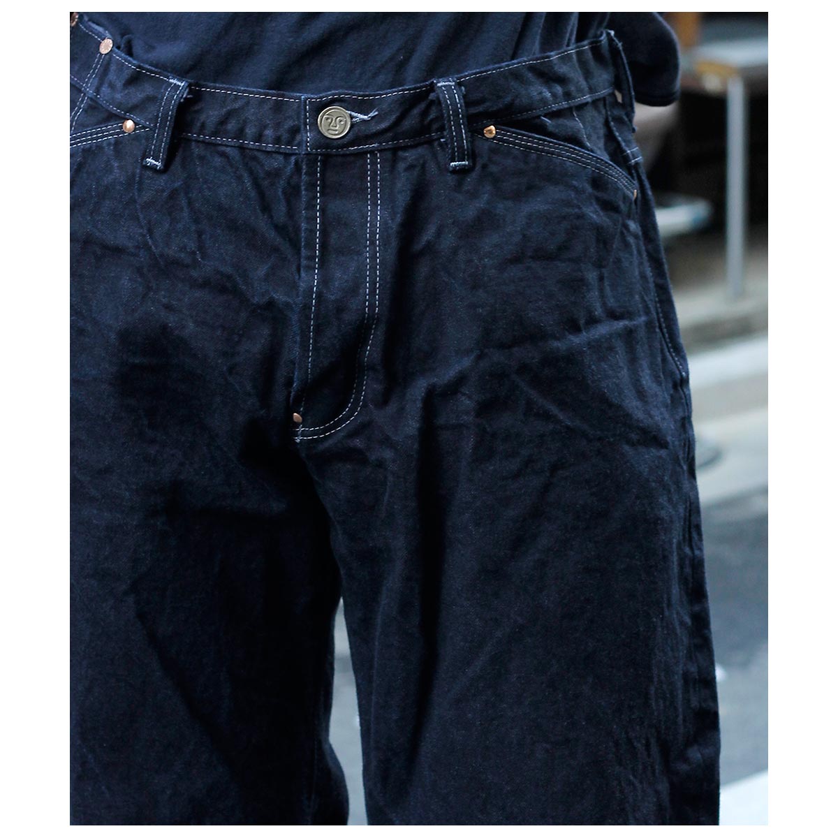 Tender Co. パンツ タイプ128 ログウッド染め テンダー TENDER Co. イギリス製 グレー ログウッド染 極ワイドデニム