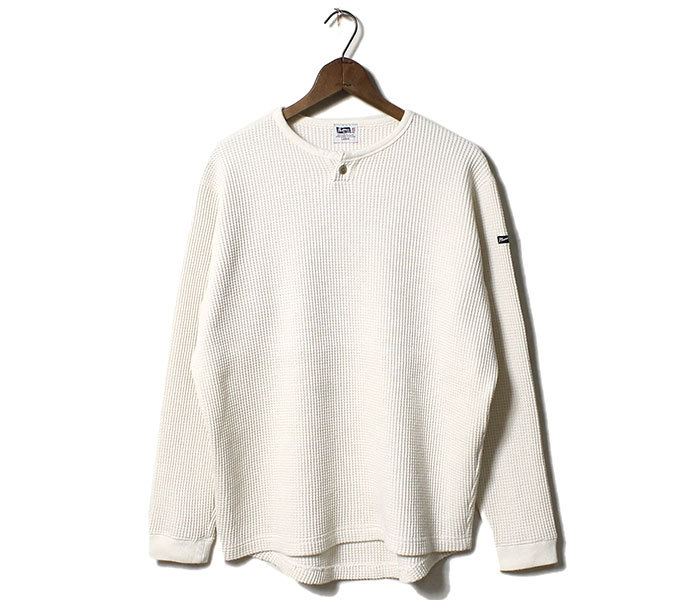 Pherrow's（フェローズ） ロンT ビッグワッフル ヘンリーネック