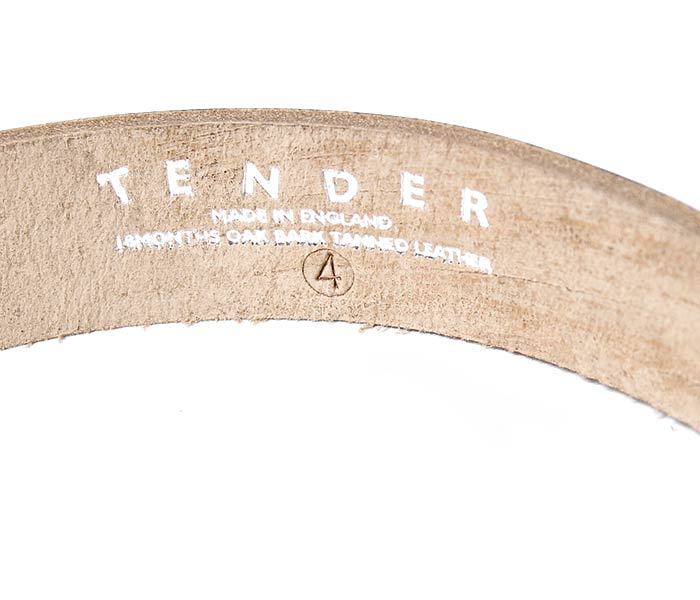 [送料無料]テンダー/TENDER Co. 英国製 ''WIRE BLACK''バックル レザーベルト (200-WIRE-BLACK)