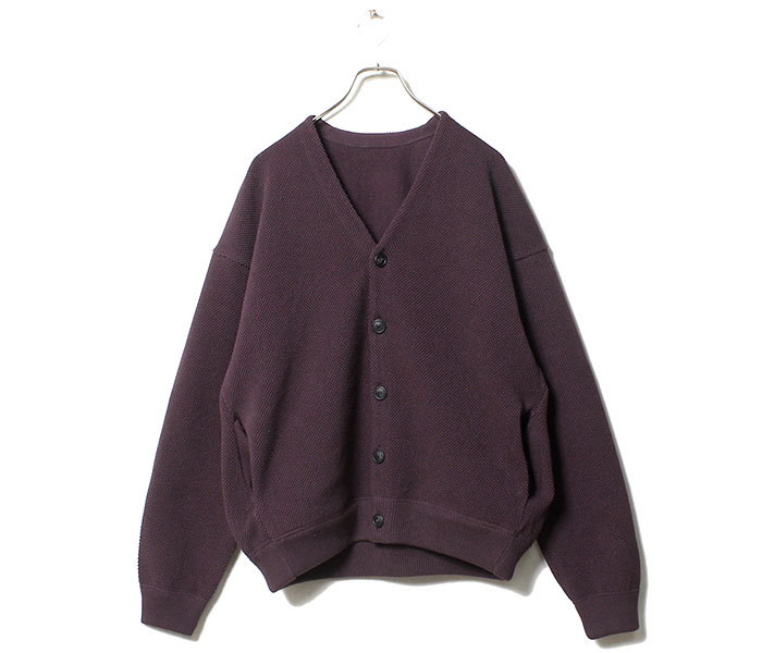 クレプスキュール crepuscule モスステッチ カーディガン 鹿の子