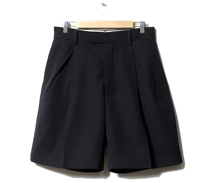 Scye（サイ） HERILL ヘリル ウールサージ タック ショーツ ショート