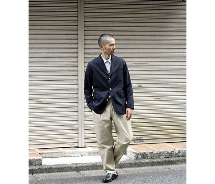 ワーカーズ WORKERS ウールトロピカル ブレザー ジャケット 紺ブレ Blazer Jacket  (2201-BLAZER-WOOL-TROPICAL)-アンドフェブストア - andPheb Stor(E) - 通信販売