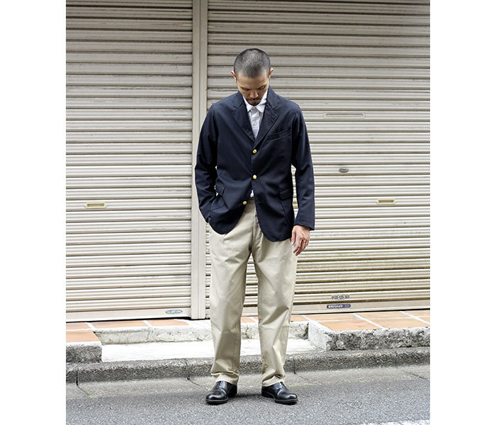 ワーカーズ WORKERS ウールトロピカル ブレザー ジャケット 紺ブレ Blazer Jacket  (2201-BLAZER-WOOL-TROPICAL)-アンドフェブストア - andPheb Stor(E) - 通信販売