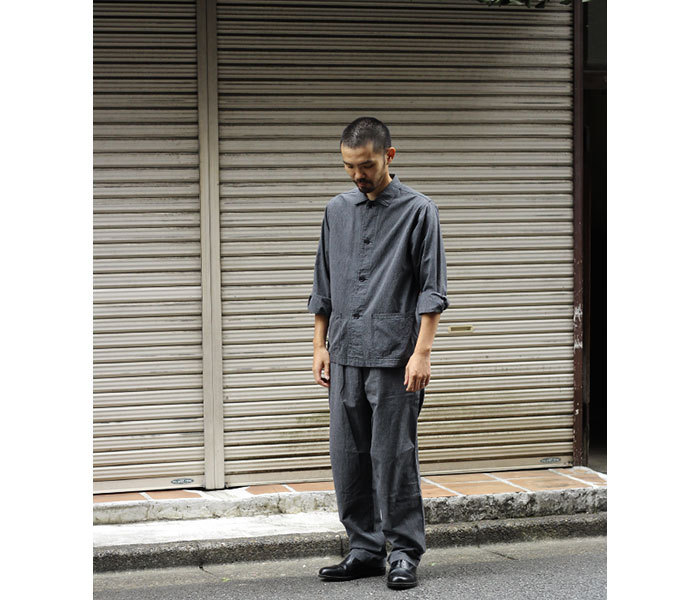 ワーカーズ WORKERS ブラックシャンブレー FWP トラウザーズ
