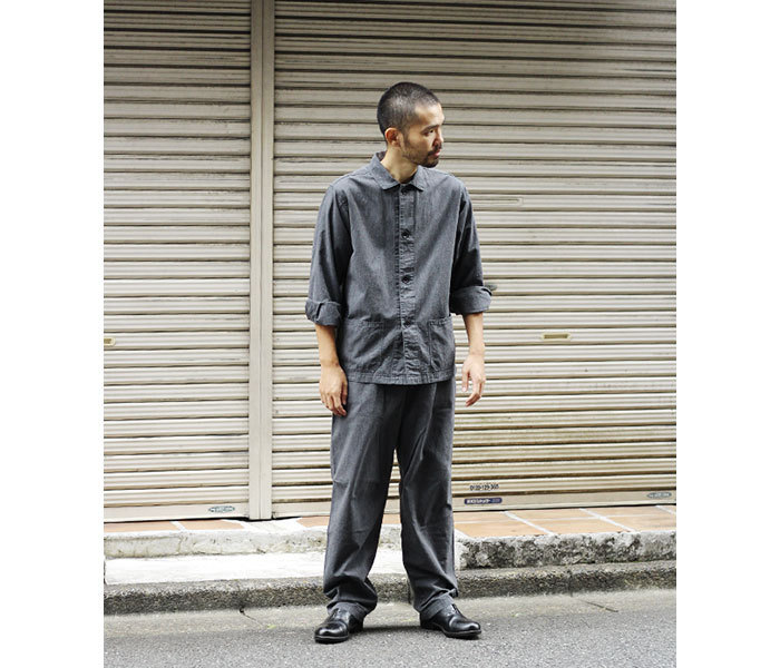 ワーカーズ WORKERS ブラックシャンブレー FWP トラウザーズ Trousers