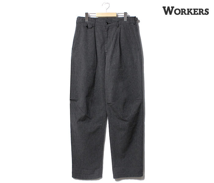 ワーカーズ WORKERS ブラックシャンブレー FWP トラウザーズ Trousers