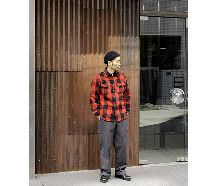 ワーカーズ WORKERS ネルシャツ フランネル アウトドアシャツ Flannel