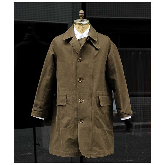 未使用級アプレッセ　22FW モーターサイクルハーフコート ネイビー2 アプレッセ22FW Motorcycle Half Coat