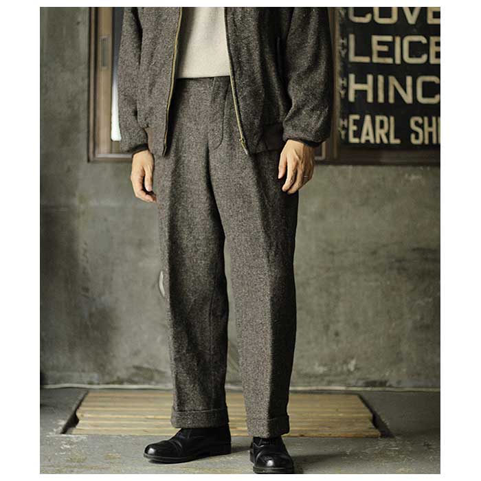 パンツ A.PRESSE Tweed Two Tack Trousers A.PRESSE Tweed Two Tack Trousers