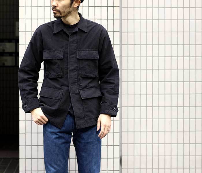 ポイント15倍 フェローズ PHERROW'S ブラック BDU ジャケット シャツジャケット BDU BLACK JACKET  (22S-PBDU-BLK)