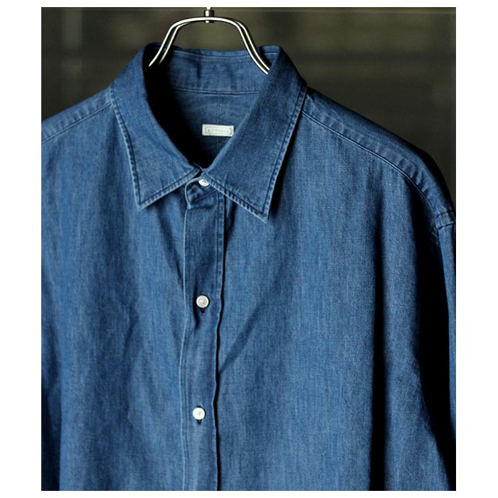 A.presse 22FW デニムシャツ A.PRESSE - アプレッセ22FW デニムシャツ BD Denim Shirt (22AAP